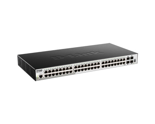 [Сетевое оборудование] D-Link DGS-1510-52X/A2A PROJ Управляемый L2+ стекируемый коммутатор с 48 портами 10/100/1000Base-T и 4 портами 10GBase-X SFP+