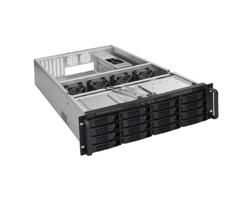 [Корпус] Exegate EX292420RUS Серверная платформа ExeGate Pro 3U660-HS16 <RM 19", высота 3U, глубина 660, Redundant БП 2x800W, 16xHotSwap, USB>