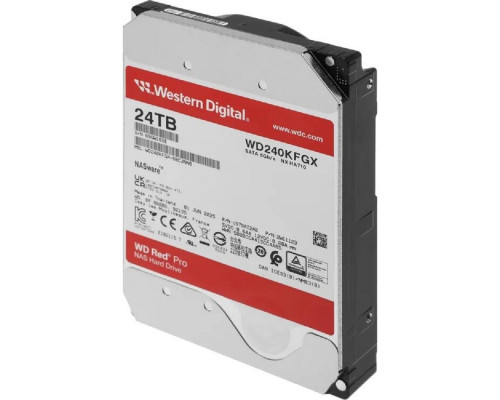 [Жесткий диск] 24TB WD Red Pro (WD240KFGX) {Serial ATA III, 7200- rpm,512Mb, 3.5"}