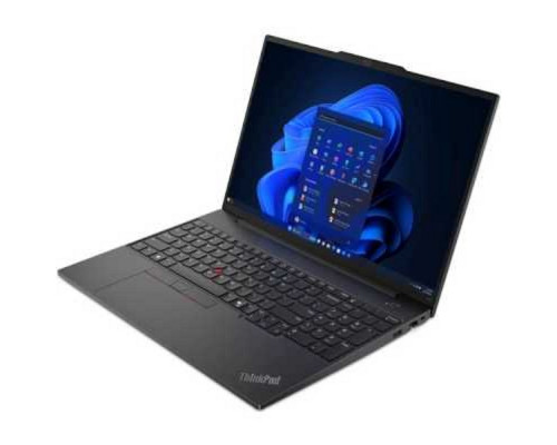 [Ноутбук] Lenovo ThinkPad E16 G2 [21M5S0JY00] (КЛАВ.РУС.ГРАВ.) Black 16" {WUXGA Ryzen 5 7535U/16GB/512GB SSD/DOS/Backlit/PL-bottom}