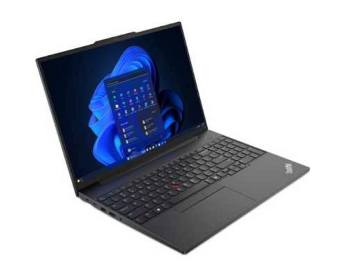 [Ноутбук] Lenovo ThinkPad E16 G2 [21M5S0JY00] (КЛАВ.РУС.ГРАВ.) Black 16" {WUXGA Ryzen 5 7535U/16GB/512GB SSD/DOS/Backlit/PL-bottom}