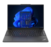 [Ноутбук] Lenovo ThinkPad E16 G2 [21M6S1F000_32G] (КЛАВ.РУС.ГРАВ.) Black 16" {WUXGA Ryzen 7 7735U/32GBGB/512GB SSD/DOS/Backlit/PL-bottom}