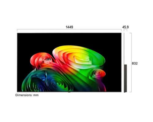 [Телевизор] LG 65" OLED65B6RLA.ARUG коричневый/серый 4K Ultra HD 120Hz DVB-T2 DVB-C DVB-S2 USB WiFi Smart TV