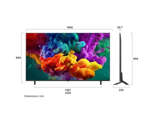 [Телевизор] LG 65" 65QNED85B6C.ARUG черный титан 4K Ultra HD 120Hz DVB-T DVB-T2 DVB-C DVB-S DVB-S2 USB WiFi Smart TV