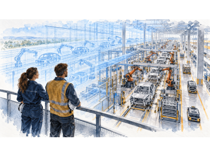 Запустить завод до его строительства: цифровой двойник BMW