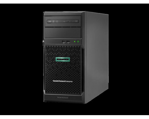 Сервер ProLiant ML30 Gen10 E-2224 NHP Tower(4U)/Xeon4C 3.4GHz(8MB)/1x8GB1UD_2666/S100i(ZM/RAID 0/1/10/5)/noHDD(4)LFF/noDVD/iLOstd(no port)/1NHPFan/2x1GbEth/1x350W(NHP),analog P06781-425 купить QBS.ru