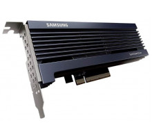 Твердотельный накопитель Samsung Enterprise SSD, HHHL, PM1725b, 1600GB, NVMe, PCE-e, R5400/2000WMb/s, IOPS(R4K) 750K/135K, MTBF 2M, 3DWPD/5Y, OEM (analog MZPLL1T6HEHP-00003, MZPLJ1T6HBJR-00007)