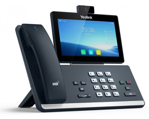 YEALINK SIP-T58W Pro with camera, видеотерминал, Android, WiFi, Bluetooth трубка, GigE, CAM50, без БП, шт купить QBS.ru