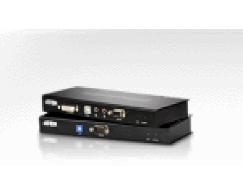 Удлинитель ATEN USB DVI Cat 5 KVM Extender (1024 x 768@60m) купить QBS.ru