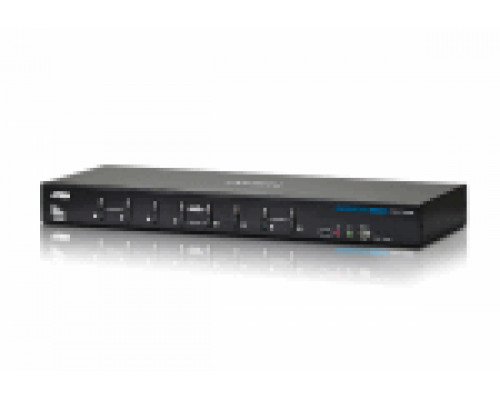 Переключатель электронный ATEN 8-Port USB DVI Dual Link/Audio KVM Switch купить QBS.ru