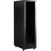 Шкаф 19 Business, 37U 600x800, черный, передняя дверь стекло, задняя дверь распашная металл купить QBS.ru