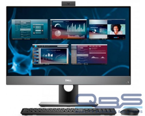 Моноблок 27 Dell Optiplex 7780 i7 10700/16GB/SSD512GB/UHDG 630/Win10Pro/Full HD Touch/GBitEth/WiFi/BT/220W/клавиатура/мышь/Cam/черный купить QBS.ru
