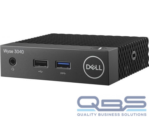 Тонкий клиент Dell Wyse 3040 Z8350/2GB/16GB eMMC/WiFi/noDVD/GbitEth/2*DP/ThinOS/black купить QBS.ru