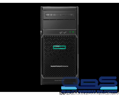 Сервер ProLiant ML30 Gen10 E-2224 NHP Tower(4U)/Xeon4C 3.4GHz(8MB)/1x8GB1UD_2666/S100i(ZM/RAID 0/1/10/5)/noHDD(4)LFF/noDVD/iLOstd(no port)/1NHPFan/2x1GbEth/1x350W(NHP),analog P06781-425 купить QBS.ru