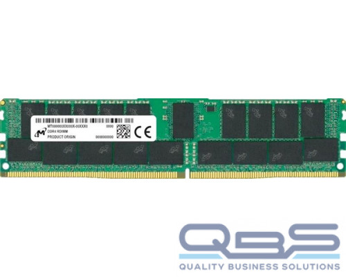 Оперативная память Micron DDR4 RDIMM 32GB 2Rx4 3200 MHz ECC Registered MTA36ASF4G72PZ-3G2  (Analog Crucial CT32G4RFD432A), 1 year, OEM купить QBS.ru