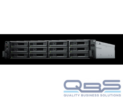 Система хранения данных Synology (Rack2U) 8C2,1Ghz/8Gb (64)/RAID0,1,10,5,6/upto12HP HDDs SATA(3,5'or2,5')upto 36 with 2xRX1217RP/2xUSB/4GE+2x10GE/2xPCIe/iSCSI/2xIPcam(upto90)/2xRPS/no rail/1YW'