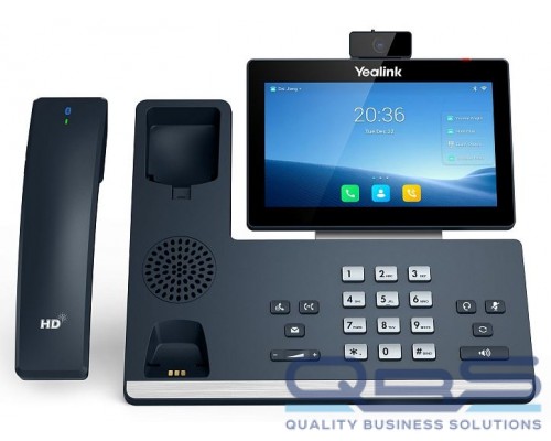 YEALINK SIP-T58W Pro with camera, видеотерминал, Android, WiFi, Bluetooth трубка, GigE, CAM50, без БП, шт купить QBS.ru