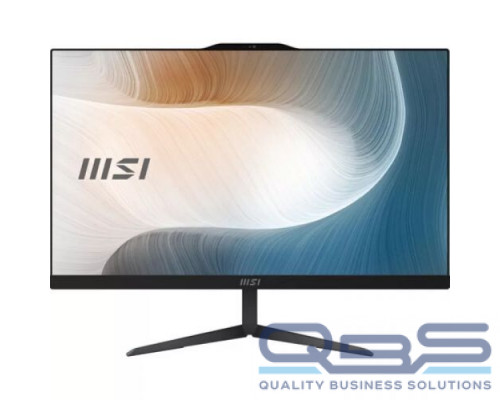 Моноблок 23.8 MSI Modern AM242 11M-1000RU 9S6-AE0121-1000 7505/4GB/128GB SSD/UHD graphics/1920x1080/WiFi/BT/Win11Pro/black купить QBS.ru