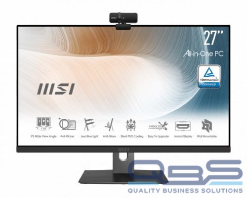 Моноблок 27 MSI Modern AM271P 11M-499RU 9S6-AF8111-642 i5-1135G7/8GB/512GB SSD/Iris Xe Graphics/FHD IPS/WiFi/BT/Win11Home/black купить QBS.ru