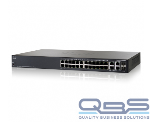 Cisco SG300-28P 28-port Gigabit PoE Managed Switch купить QBS.ru