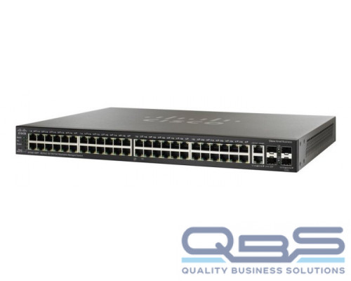 Cisco SF300-48PP 48-port 10/100 PoE+ Managed Switch w/Gig Uplinks купить QBS.ru