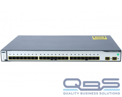 Коммутатор Cisco WS-C3750-24FS-S купить QBS.ru
