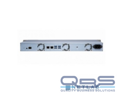 Дисковый массив QNAP TS-431XeU-2G Сетевое хранилище, 4 отсека для HDD, 10 GbE SFP+, стоечное исполнение, 1 блока питания. ARM Cortex-A15 Annapurna Labs AL-314 1,7 ГГц, 2 ГБ. Направляющие в комплект поставки не купить QBS.ru