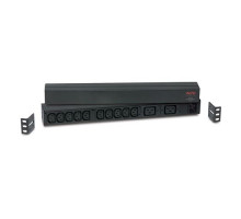 Аксессуар к источникам бесперебойного питания APC Rack PDU, Basic, 1U, 16A, 208/230V, (10)C13 & (2)C19 out; C20 in