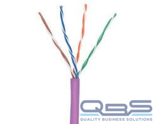 Кабель TWT UTP, 4 пары, Кат.5e, нг(А)-LS, IEC 60332-3, 305 метров, фиолетовый купить QBS.ru