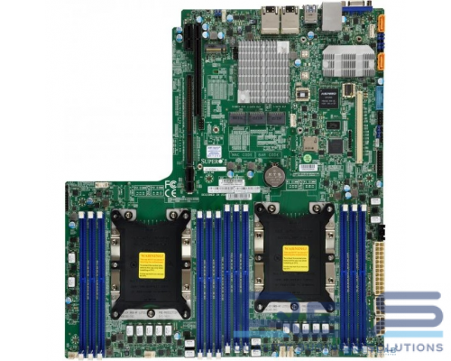 Материнская плата Supermicro MBD-X11DDW-L-B  {X11DDW L Bulk Motherboard Dual Socket P (LGA 3647) supported, CPU TDP support 205W, 2 UPI up to 10.4 GT, Intel C621 controller for 14 SATA3 (6 Gbps) ports; RAID} купить QBS.ru
