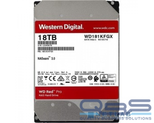 Жесткий диск 18TB WD Red Pro (WD181KFGX) {Serial ATA III, 7200- rpm,512Mb, 3.5"}