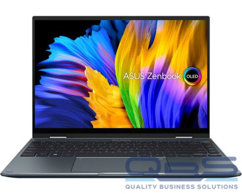Ноутбук ASUS Zenbook 14X OLED UX5401EA-KU124W 90NB0UQ1-M04970 i7-1165G7/16GB/1TB SSD/14 OLED WQXGA+/Iris Xe graphics/WiFi/BT/cam/Win11Home/pine gray купить QBS.ru