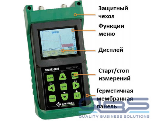 Tempo 930XC-30F - оптический рефлектометр PON (1310/1550/1625нм) с фильтром, функцией оптического тестера и визуализатора повреждений, APC/FC купить QBS.ru