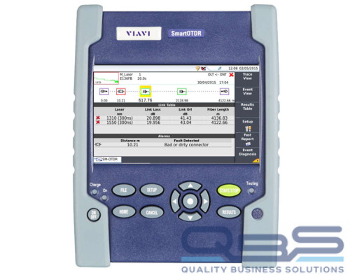 VIAVI SmartOTDR 126A-P0 - комплект оптического рефлектометра 1310/1550нм, 37/35дБ, LS, SLM, ExpertOTDR, SC/PC купить QBS.ru