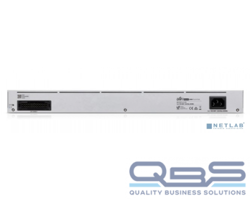 Сетевое оборудование UBIQUITI USW-Pro-24-POE UniFi Switch Pro 24 PoE PoE-коммутатор в стойку, 24х 1G RJ45, 2х 10G SFP+, раздача 400 Вт