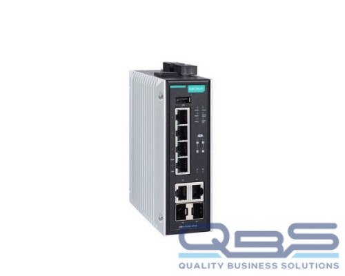 Коммутатор управляемый MOXA EDS-P506E-4PoE-2GTXSFP-T купить QBS.ru