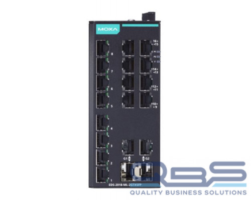 Коммутатор MOXA EDS-2018-ML-2GTXSFP купить QBS.ru