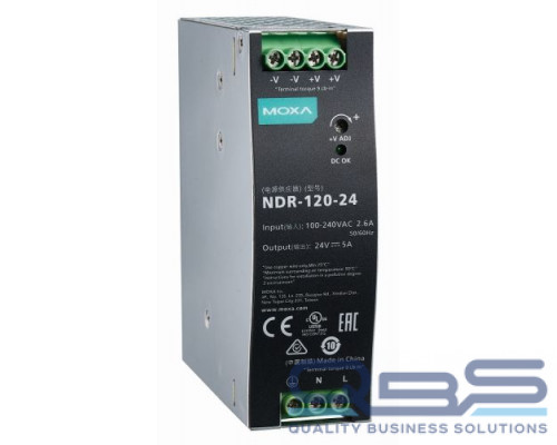 Блок питания MOXA NDR-120-24 купить QBS.ru