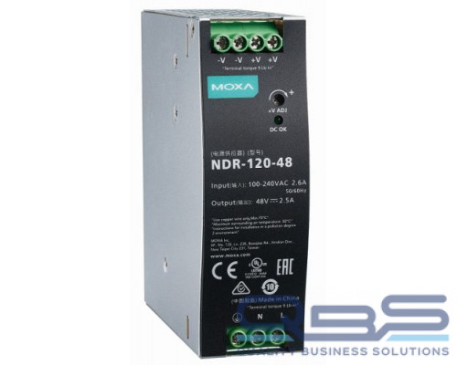 Блок питания MOXA NDR-120-48 купить QBS.ru