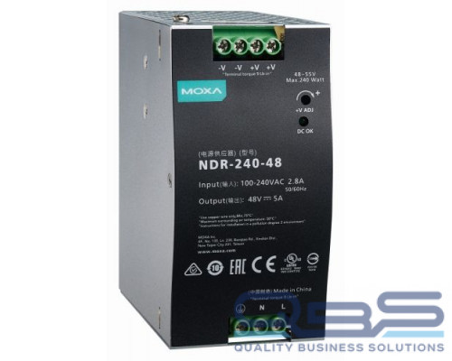 Блок питания MOXA NDR-240-48 купить QBS.ru