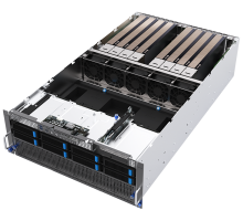 GPU-сервер ASUS ESC8000-E11P, 4U (ESC8000E11P-2X6442Y-1024GB-2X1920SSD-4XH100-2XCX75)