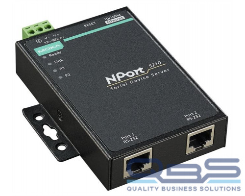 Ethernet сервер последовательных интерфейсов, 2xRS-232, без адаптера питания купить QBS.ru