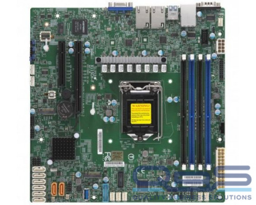 Материнская плата mATX Supermicro MBD-X11SCH-F-O купить QBS.ru
