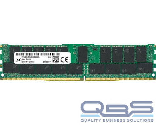 Модуль памяти DDR4 64GB Micron MTA36ASF8G72PZ-2G9B1 PC4-23400 2933MHz CL21 288-pin ECC Reg 1.2V купить QBS.ru