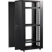Шкаф 19 Business, 42U 800x1200, черный, передняя дверь стекло, задняя дверь распашная металл купить QBS.ru