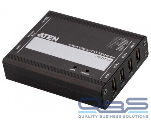 Удлинитель ATEN 4-Port USB 2.0 CAT 5 Extender (up to100m) купить QBS.ru