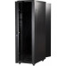 Шкаф 19 Business, 42U 600x800, черный, передняя дверь стекло, задняя дверь распашная металл купить QBS.ru