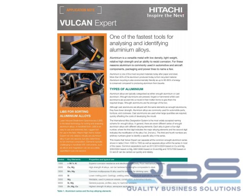 Лазерный анализатор металлов Hitachi High-Tech Vulcan Smart
