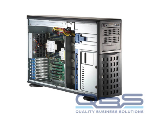 [Сервер] Серверная платформа/ SuperServer SYS-741P-TRT (X13DEI-T, CSE-745BTS-R1K23BP) (2 x LGA-4677, 16xDDR5 Up to 4TB, 8x3.5" SATA3/SAS/4*NVME, Optional DVD-ROM drive, 2 M.2 NVMe, 4 PCIe 5.0 x16 fh, 2 PCIe 5.