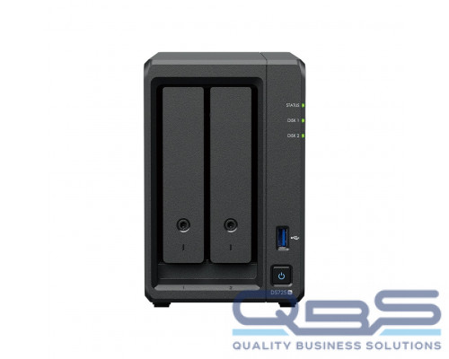 [Дисковый массив] Synology DS725+ СХД настольное исполнение 2BAY NO HDD 